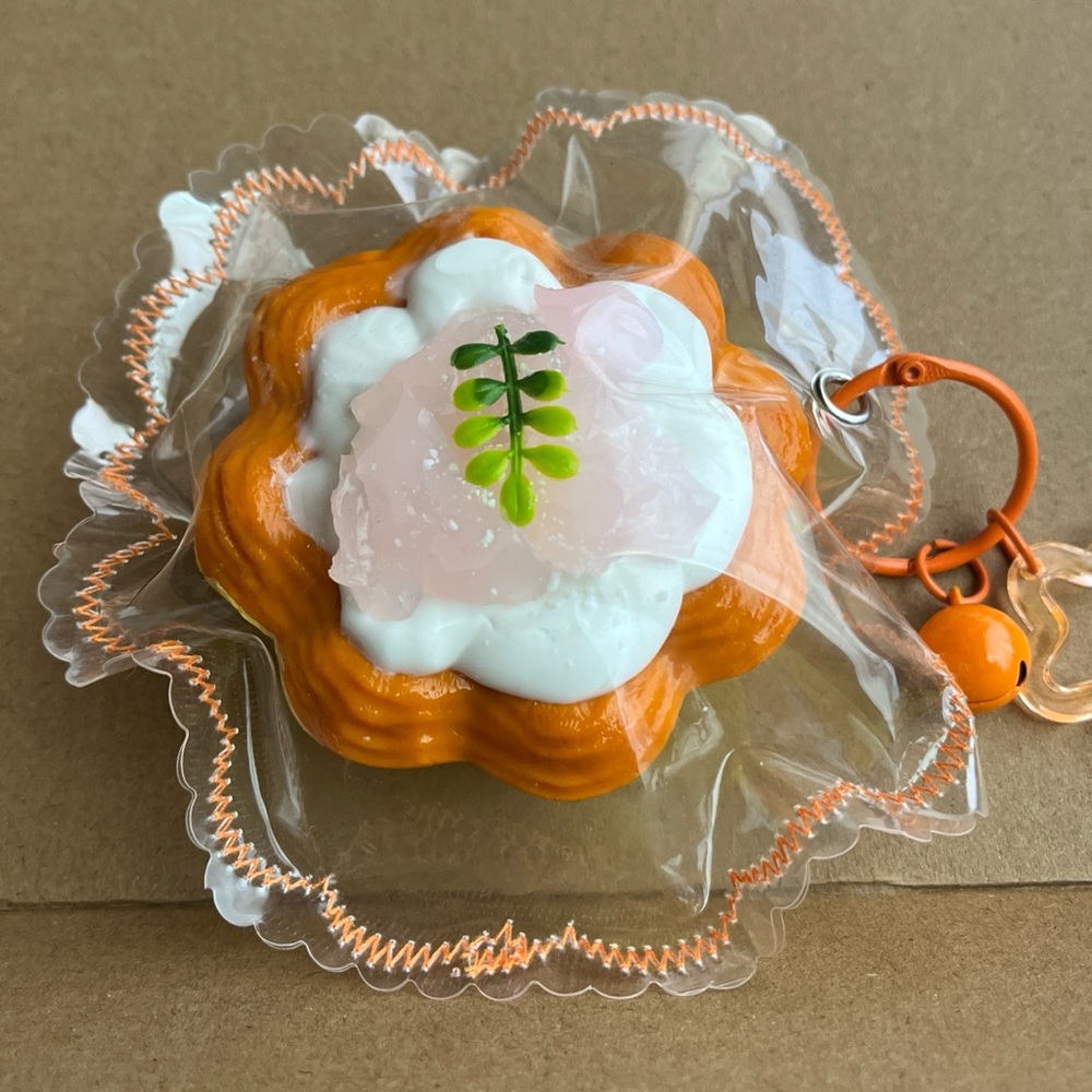 Peach Tart Taba Squishy